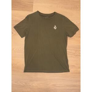 Volcom V. co. tech modern fit mens shirt olive green size medium